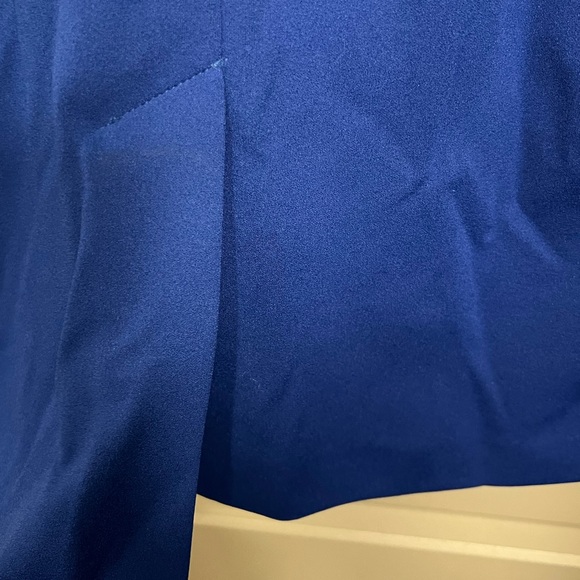 NWT Betsey Johnson Blue Puff Sleeve Scuba Sheath Dress Size 2 - Picture 9 of 12